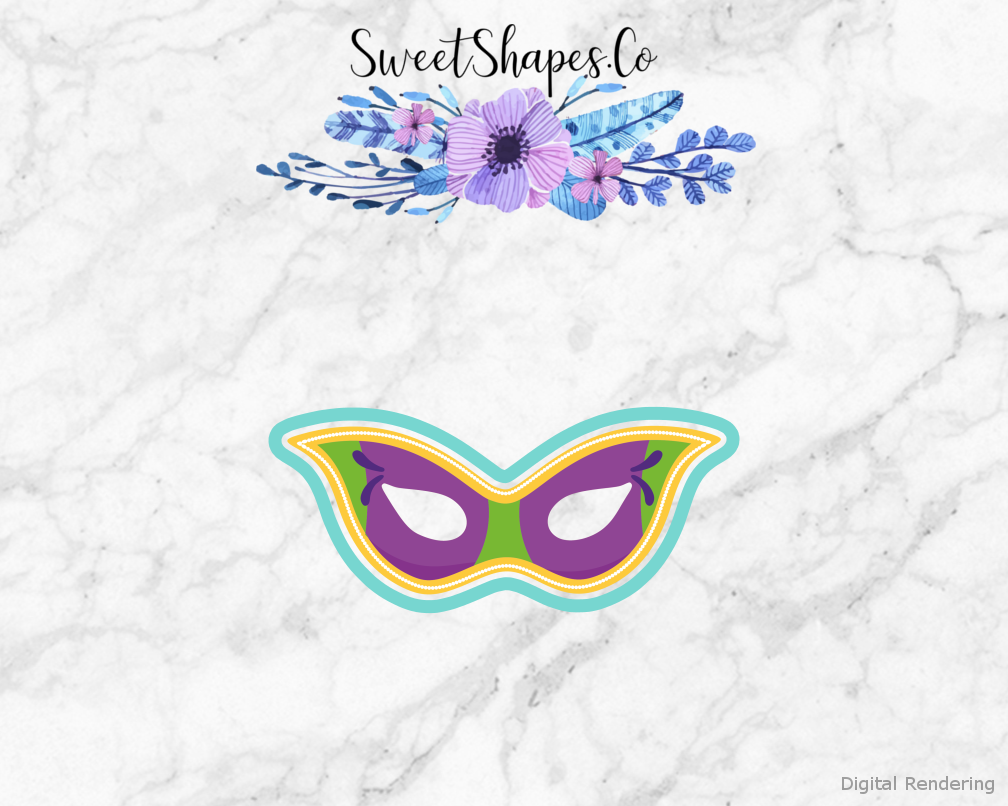 Mardi Gras Mask Cookie Cutter