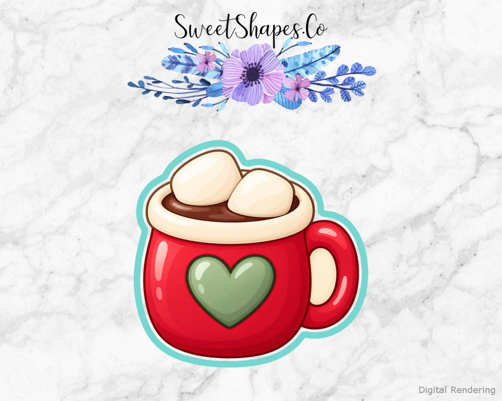 Marshmallow Cocoa Mug Cookie Cutter