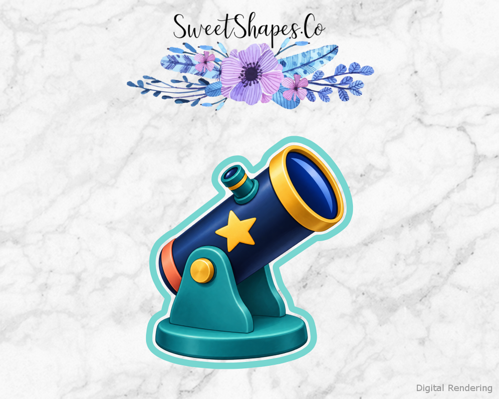 Midnight Star Tabletop Telescope Cookie Cutter