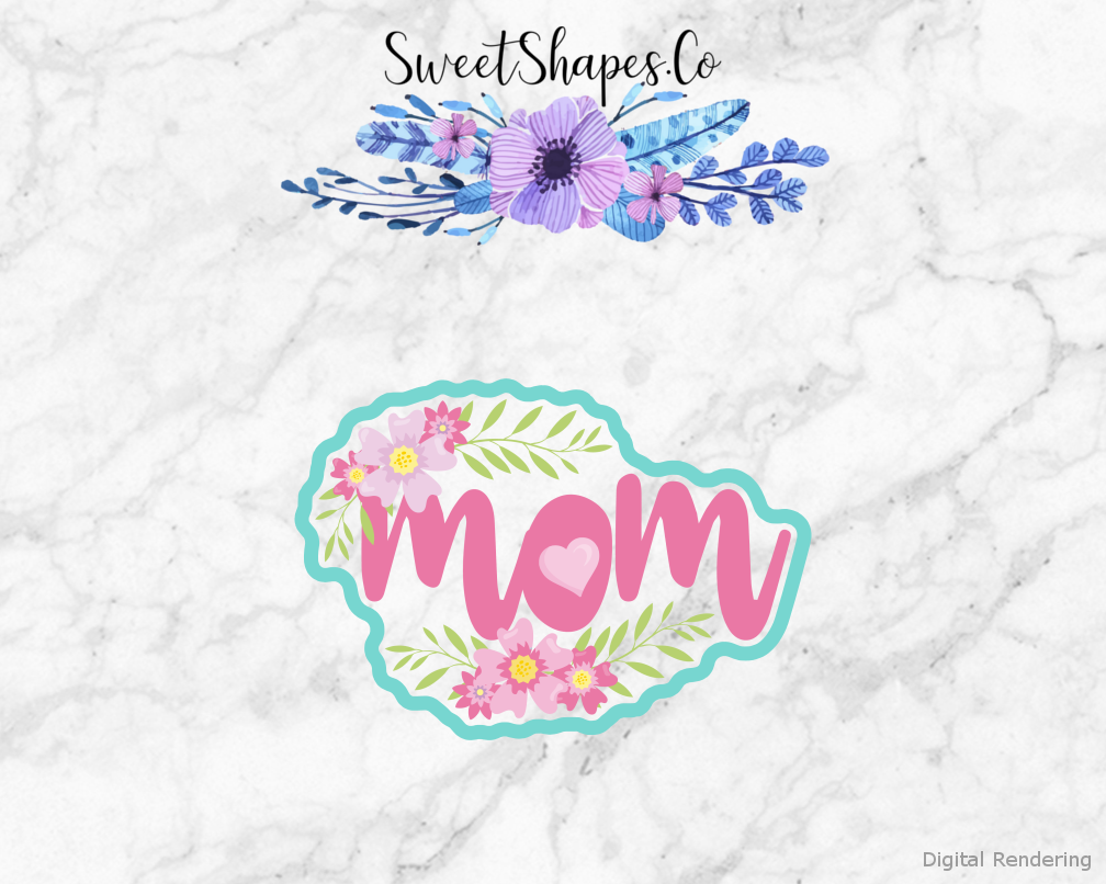 Mom Banner Cookie Cutter