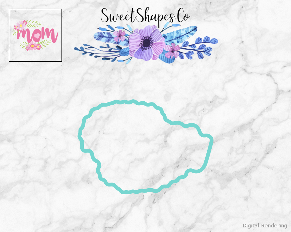 Mom Banner Cookie Cutter