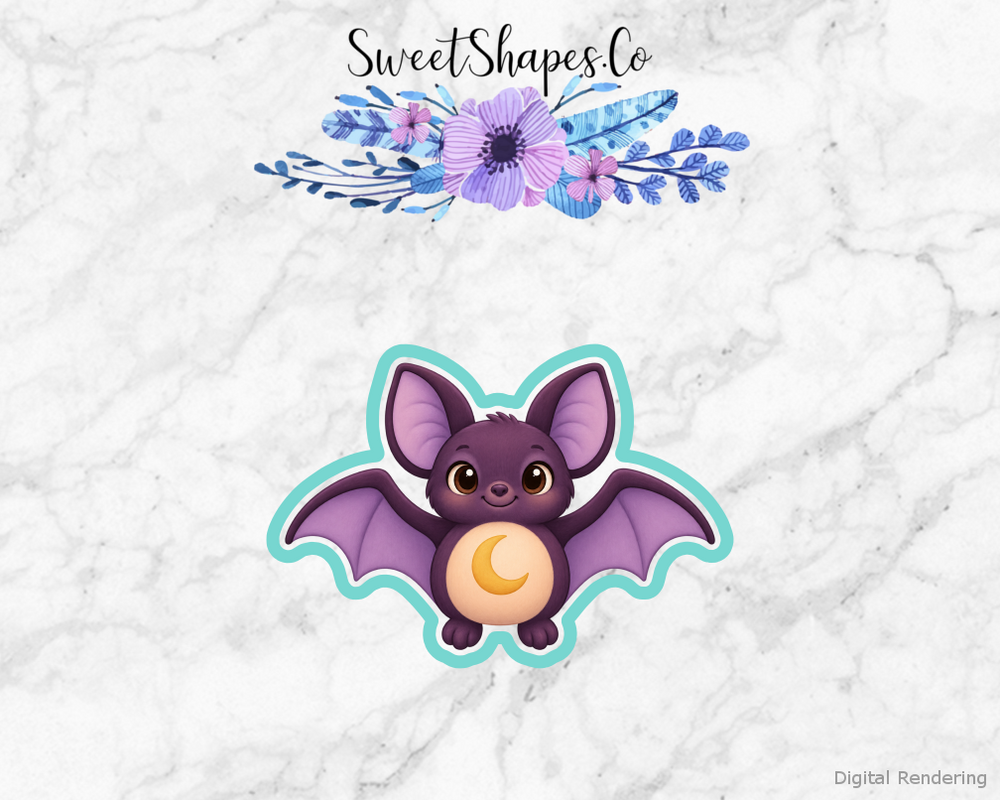 Moon Belly Halloween Bat Cookie Cutter