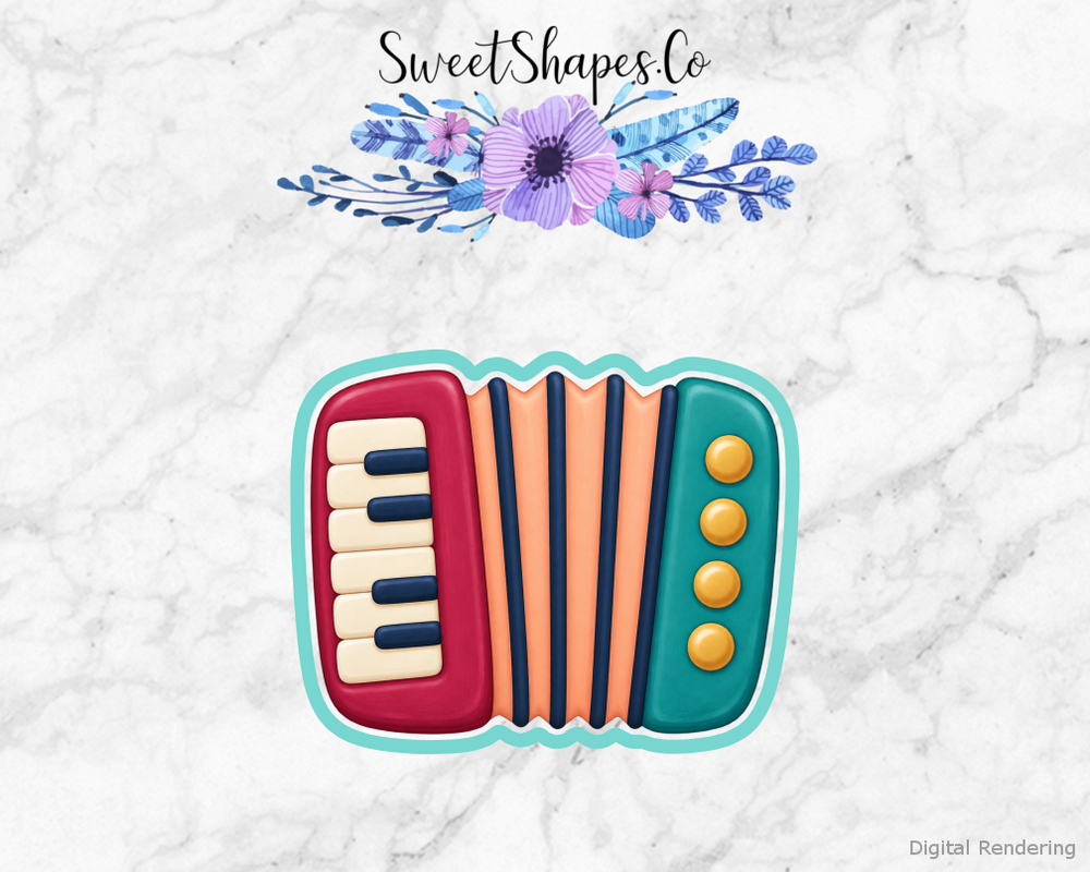 Music Makers Pocket Accordion Cookie Cutter