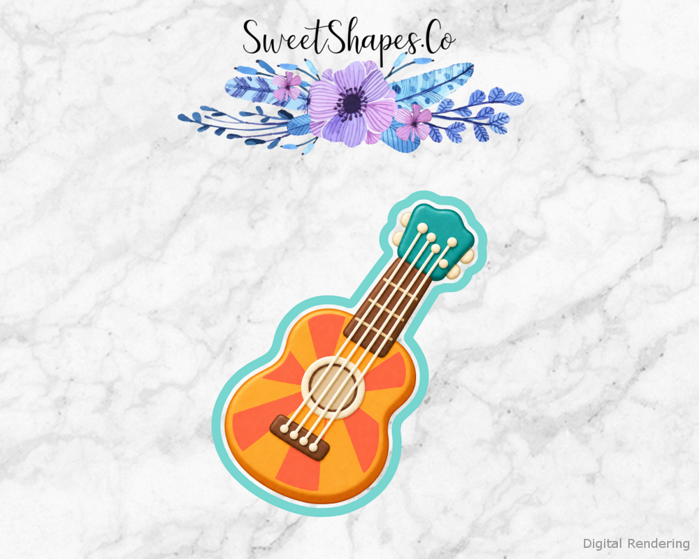 Music Makers Sunburst Ukulele Cookie Cutter