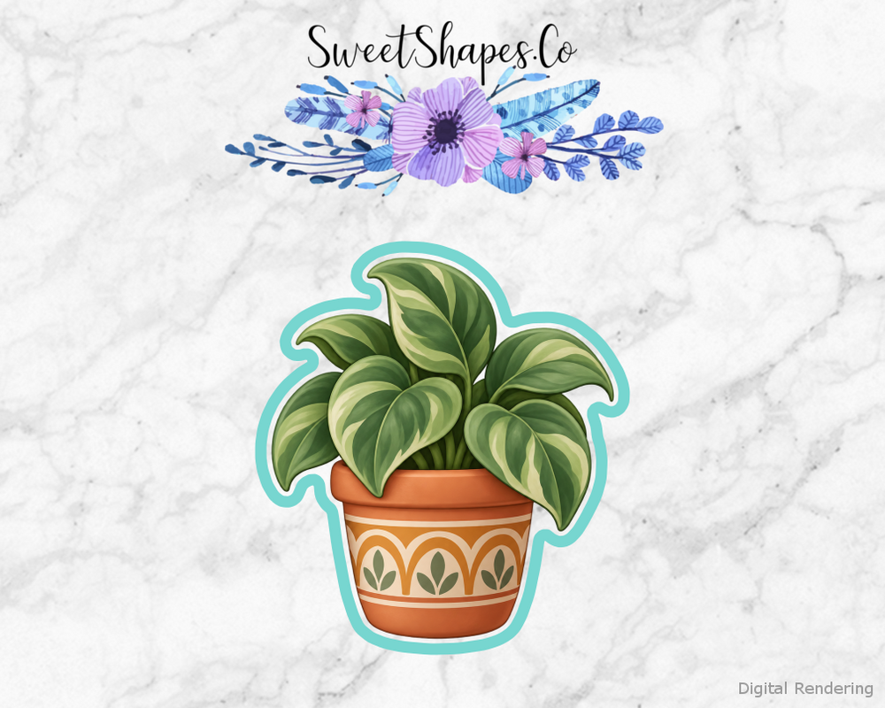 New Home Potted Houseplant Cookie Cutter