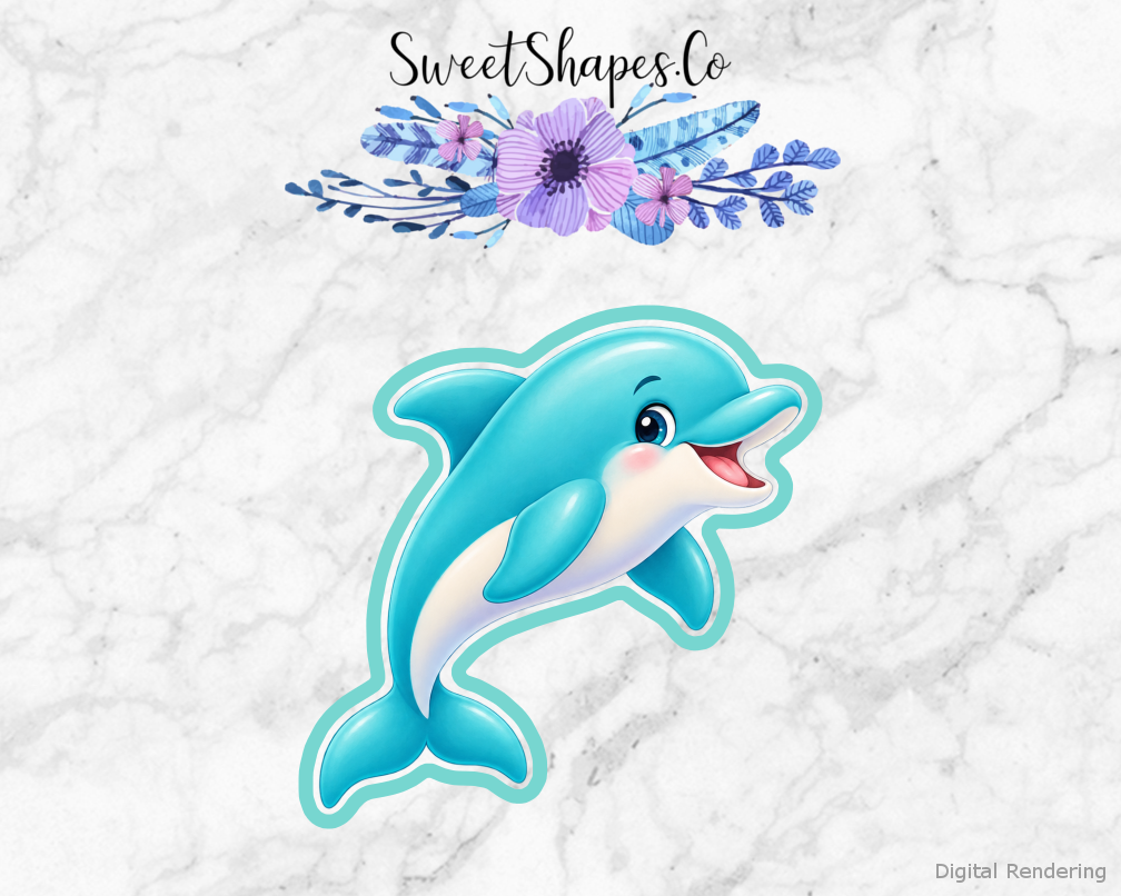 Ocean Party Leaping Dolphin Cookie Cutter