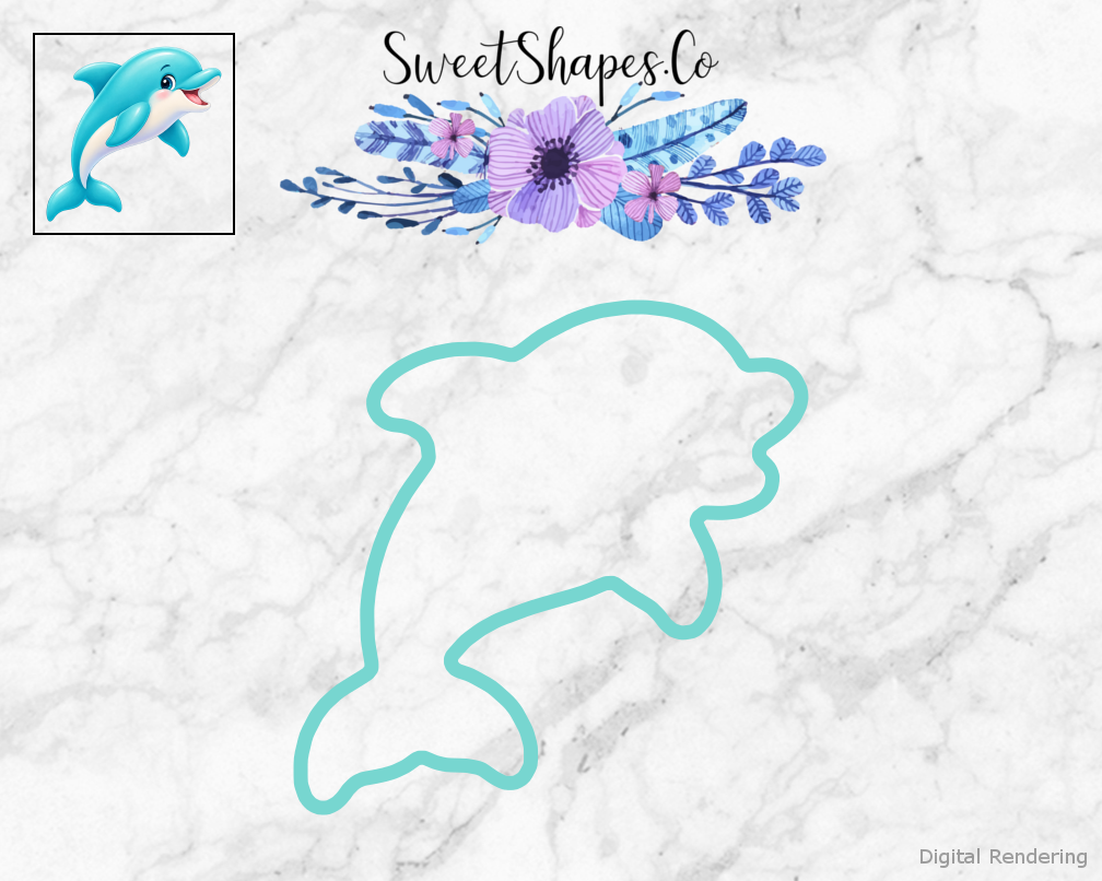 Ocean Party Leaping Dolphin Cookie Cutter