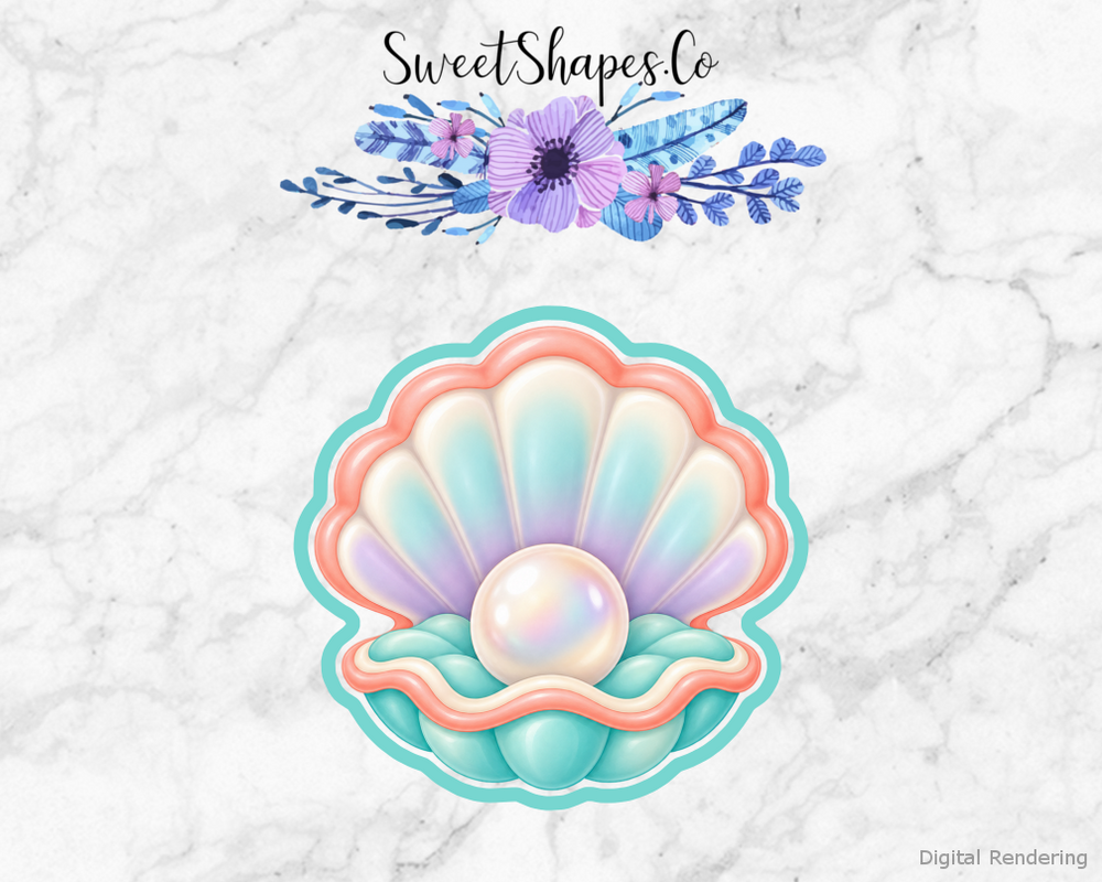 Ocean Party Pearl Seashell Cookie Cutter