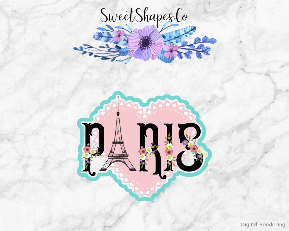 Parisian Banner Cookie Cutter