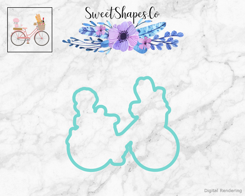 Parisian Bicycle Cookie Cutter