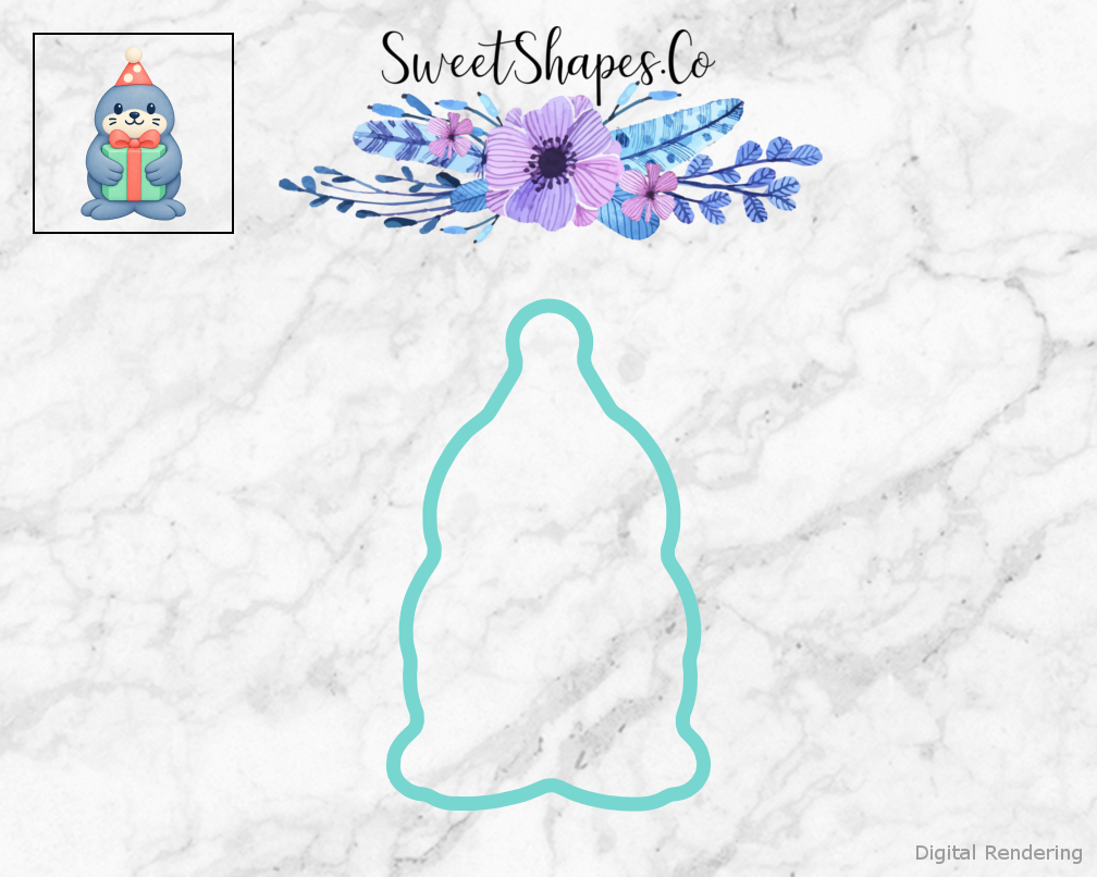 Party Seal Gift Hug Cookie Cutter