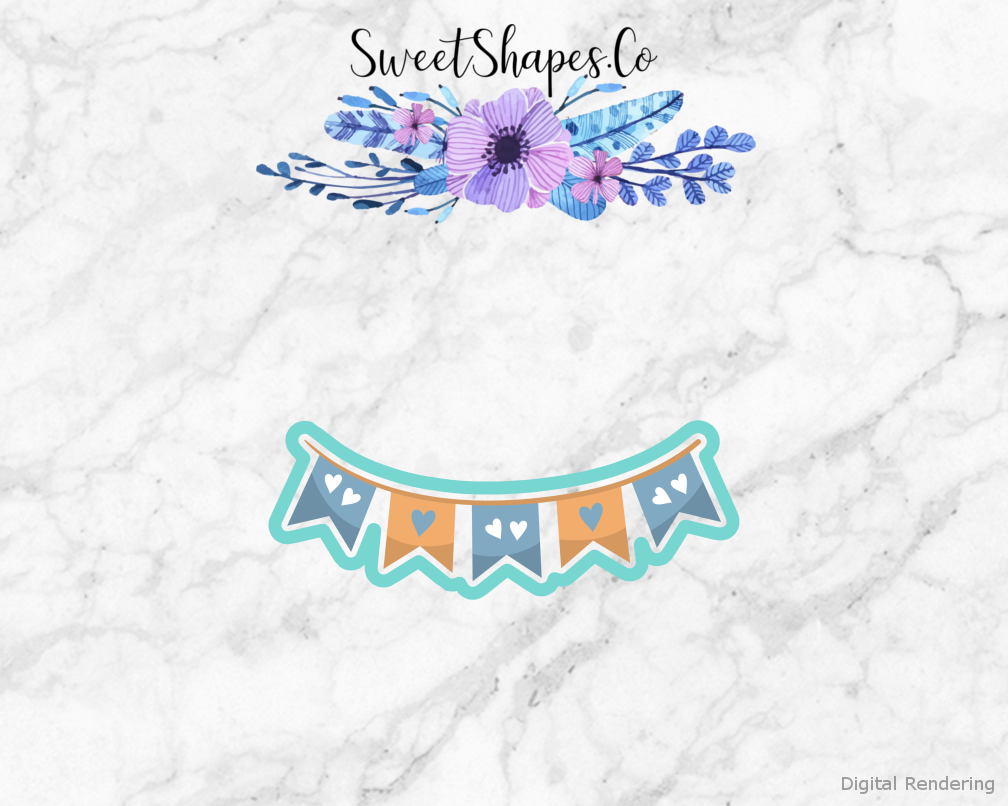 Pennant Banner Cookie Cutter