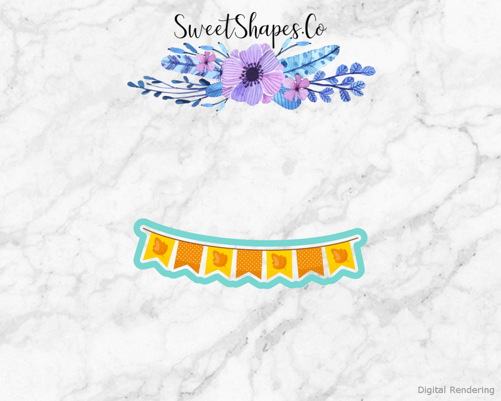 Pennant Banner 1 Cookie Cutter