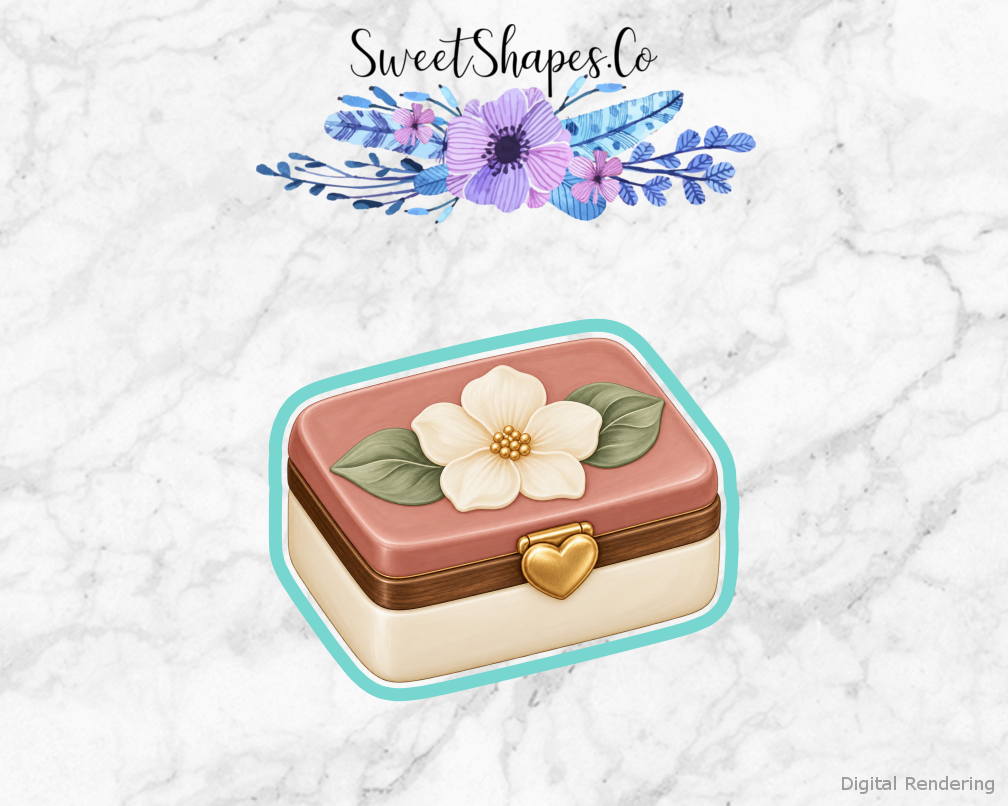 Petal Promise Vow Keepsake Box Cookie Cutter