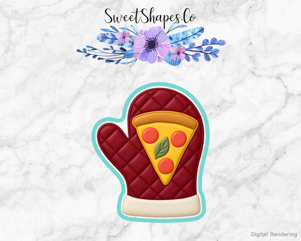 Pizza Night Oven Mitt Cookie Cutter