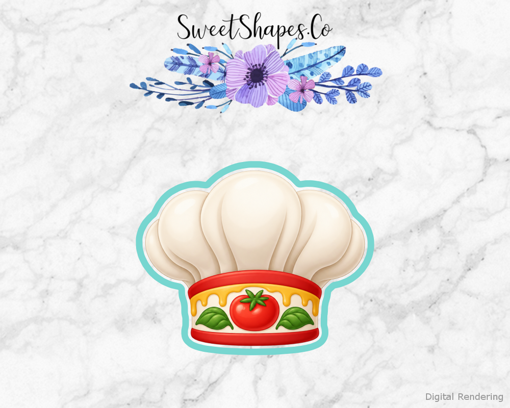 Pizza Party Pizza Chef Hat Cookie Cutter