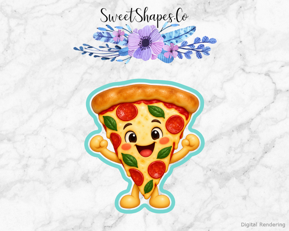 Pizza Party Smiling Pizza Slice Cookie Cutter