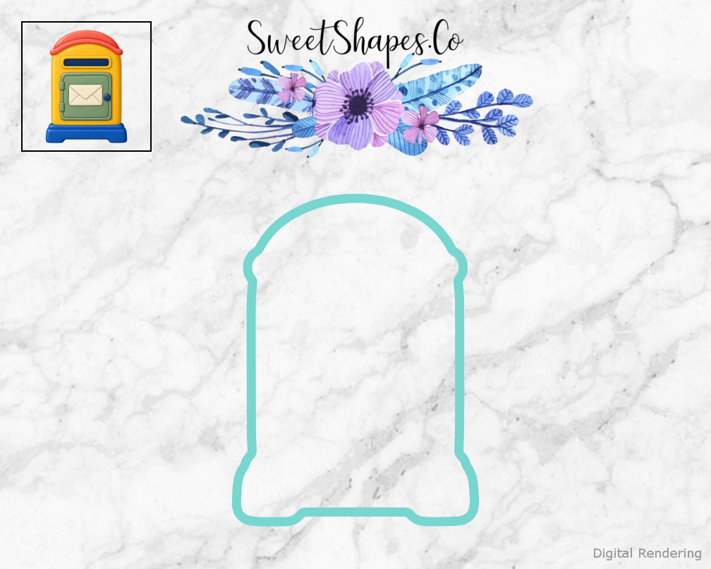 Postal Day Street Collection Box Cookie Cutter