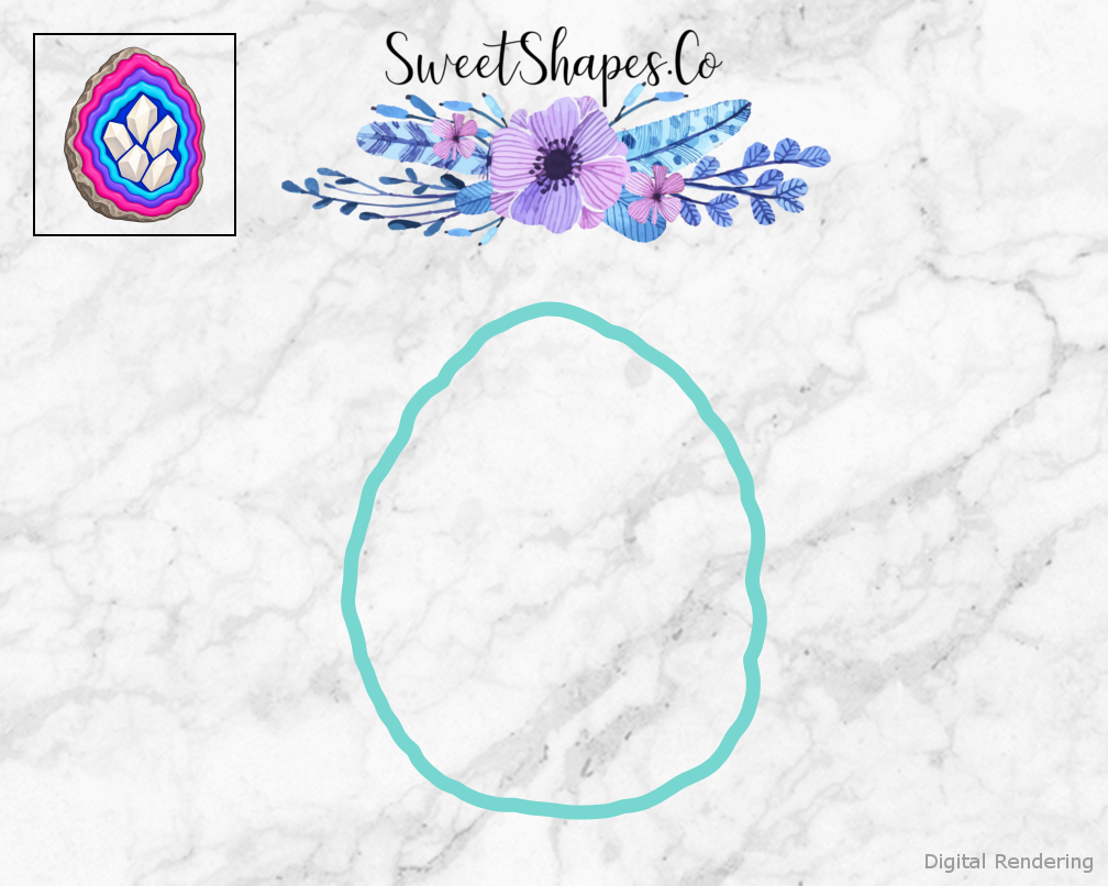Prism Pop Geode Cookie Cutter
