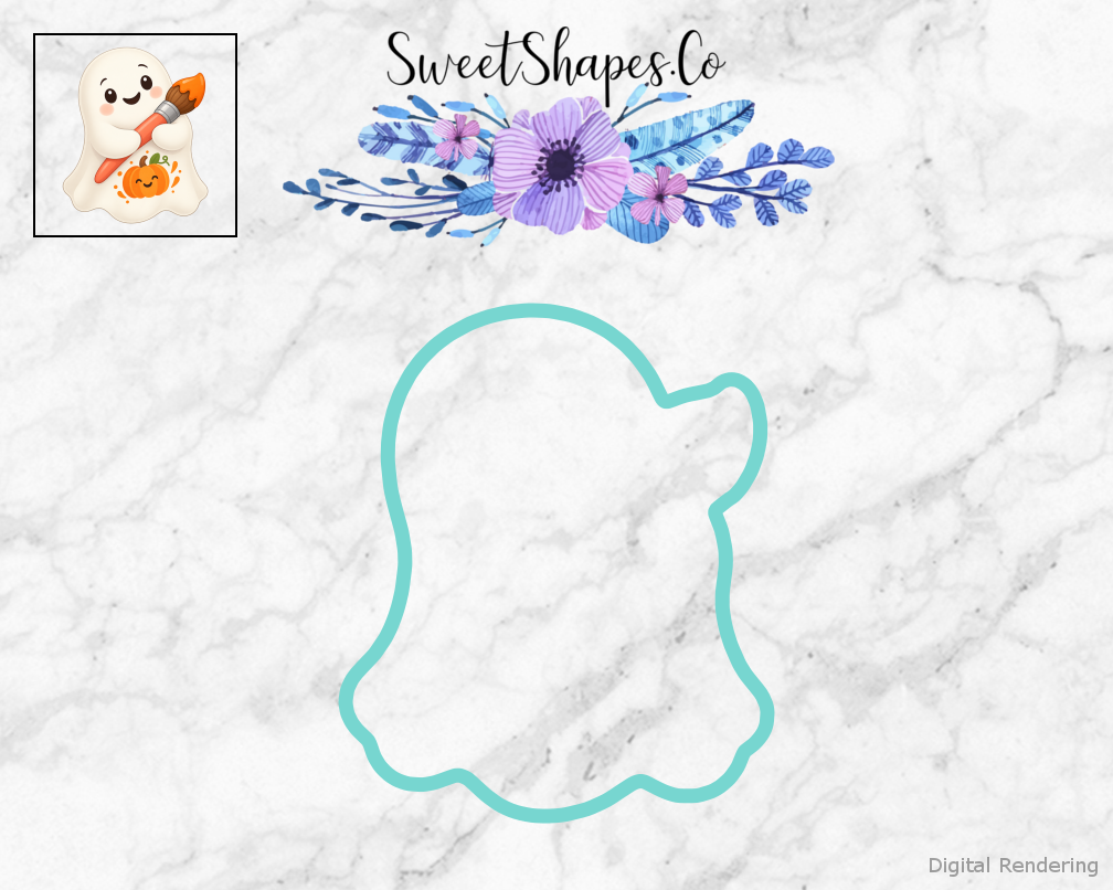 Pumpkin Painting Ghost Cookie Cutter