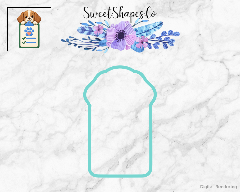 Puppy Checkup Clipboard Cookie Cutter