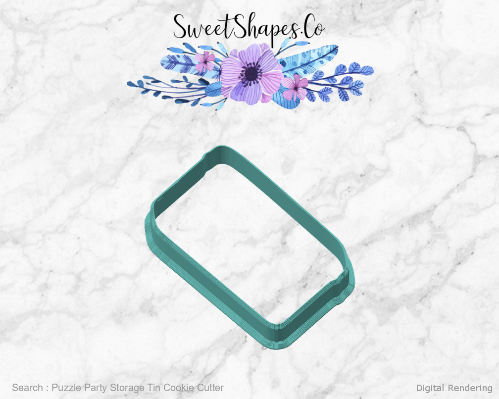 Puzzle Party Storage Tin Cookie Cutter manufacturing view 02-front-45.png