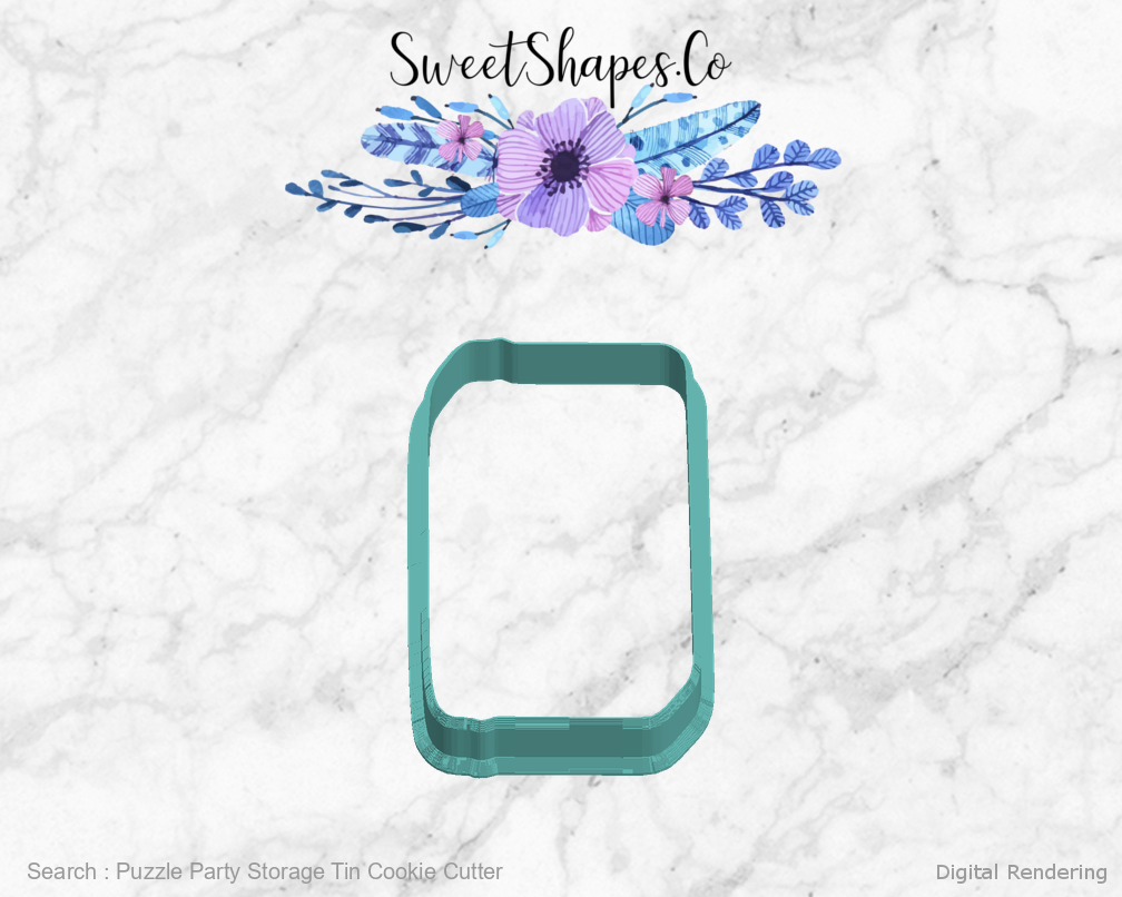 Puzzle Party Storage Tin Cookie Cutter manufacturing view 05-left.png