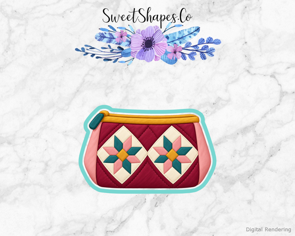 Quilt Circle Quilted Project Pouch Cookie Cutter
