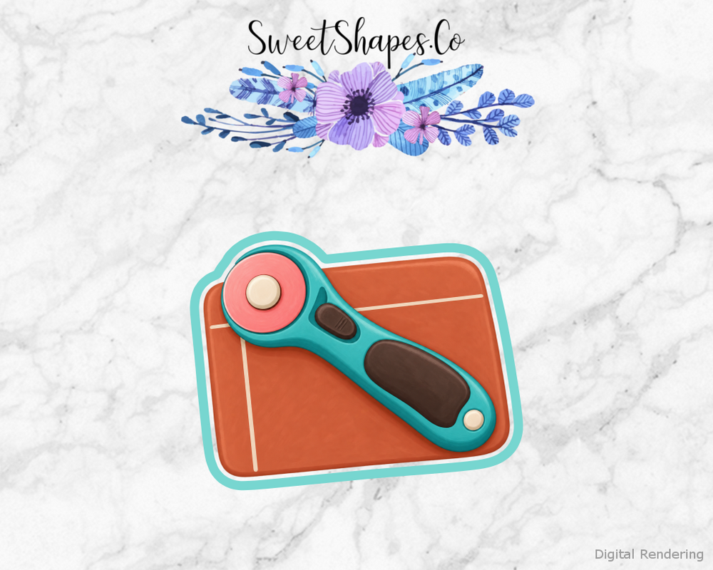 Quilt Circle Rotary Cutter Mat Cookie Cutter