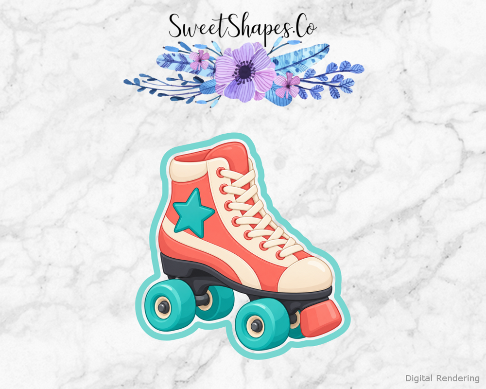 Retro Roller Skate Cookie Cutter