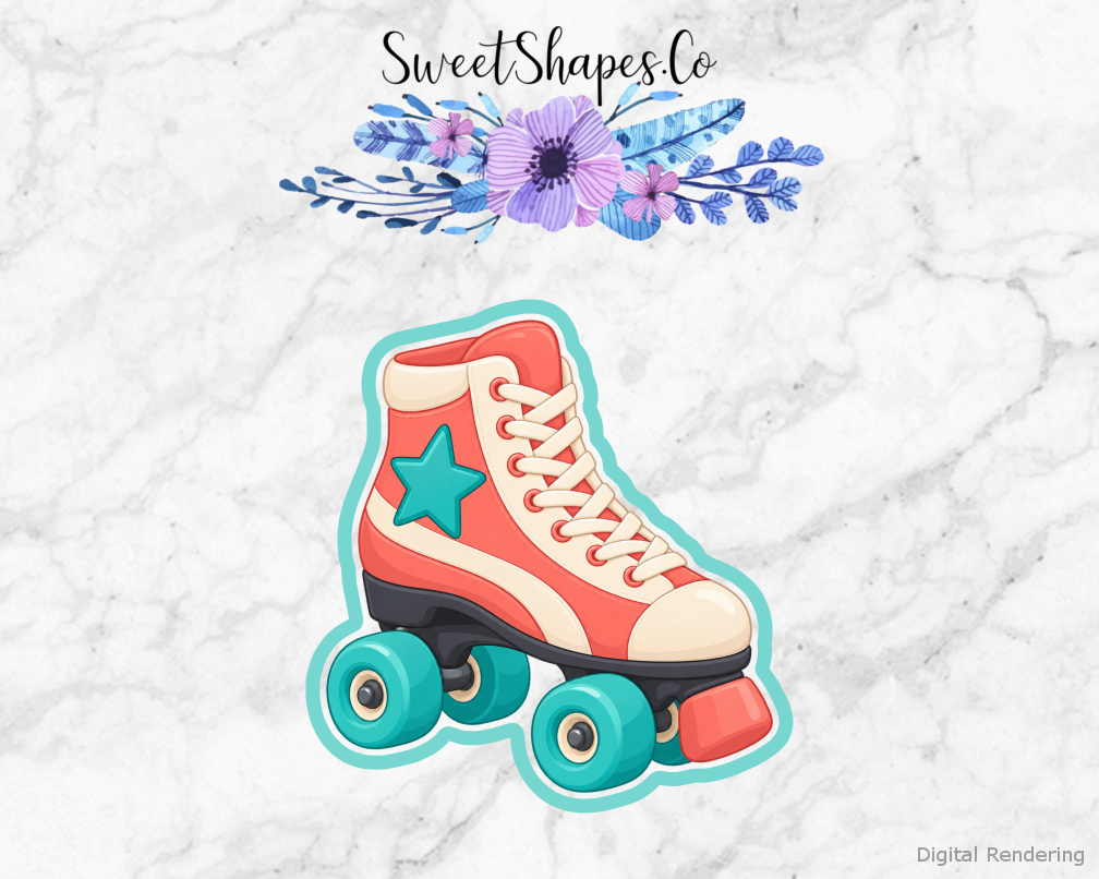 Retro Roller Skate Cookie Cutter