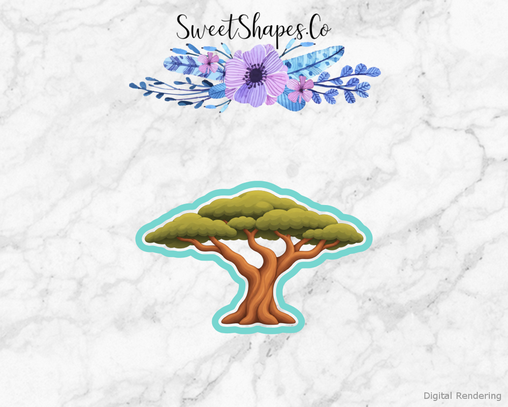 Safari Party Acacia Tree Cookie Cutter