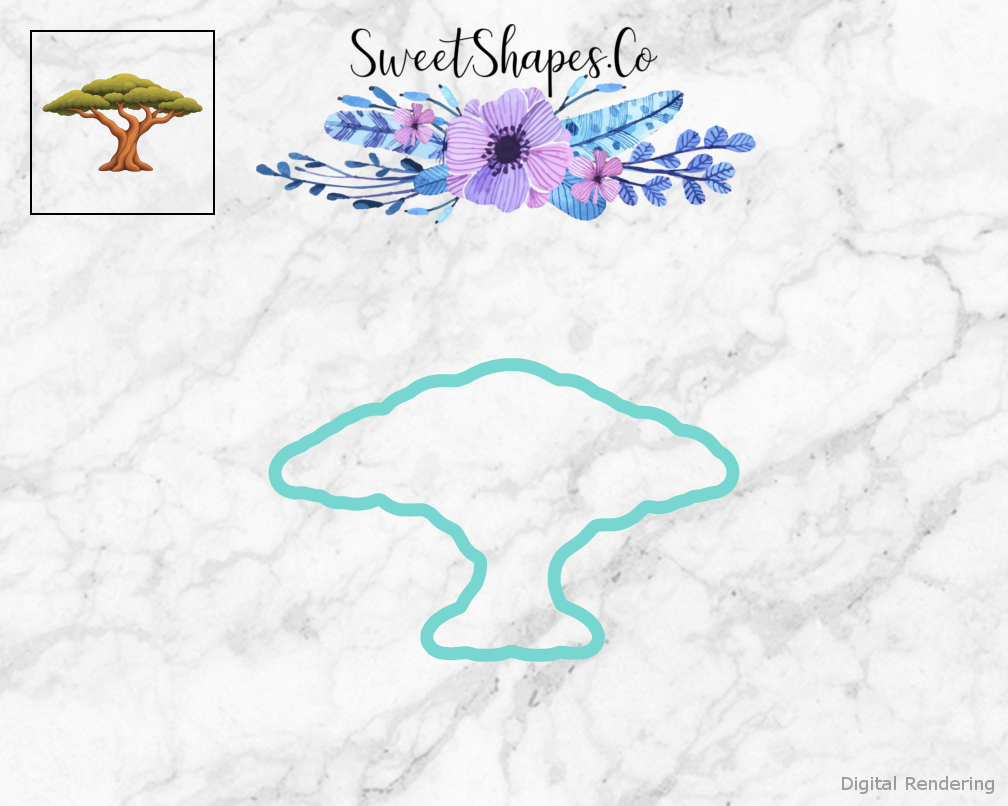 Safari Party Acacia Tree Cookie Cutter