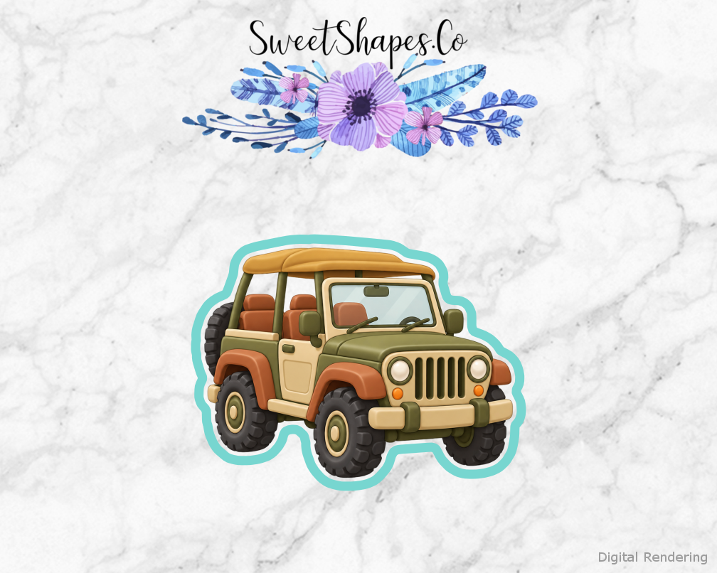Safari Party Safari Jeep Cookie Cutter