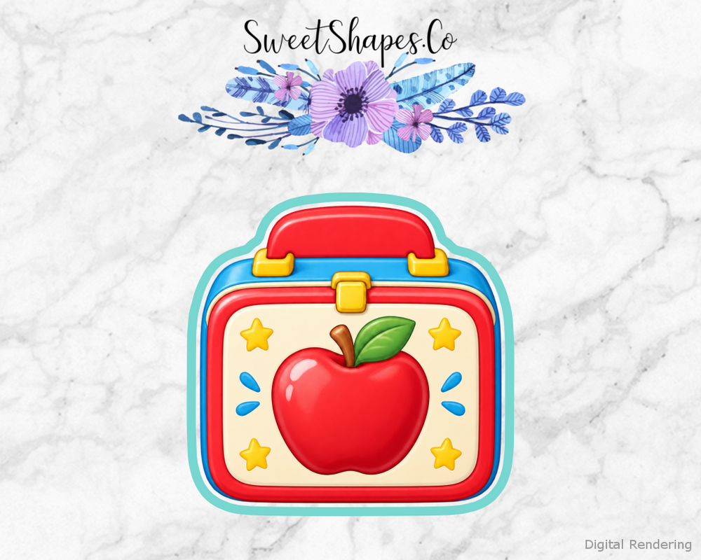 School Star Apple Lunch Box Cookie Cutter