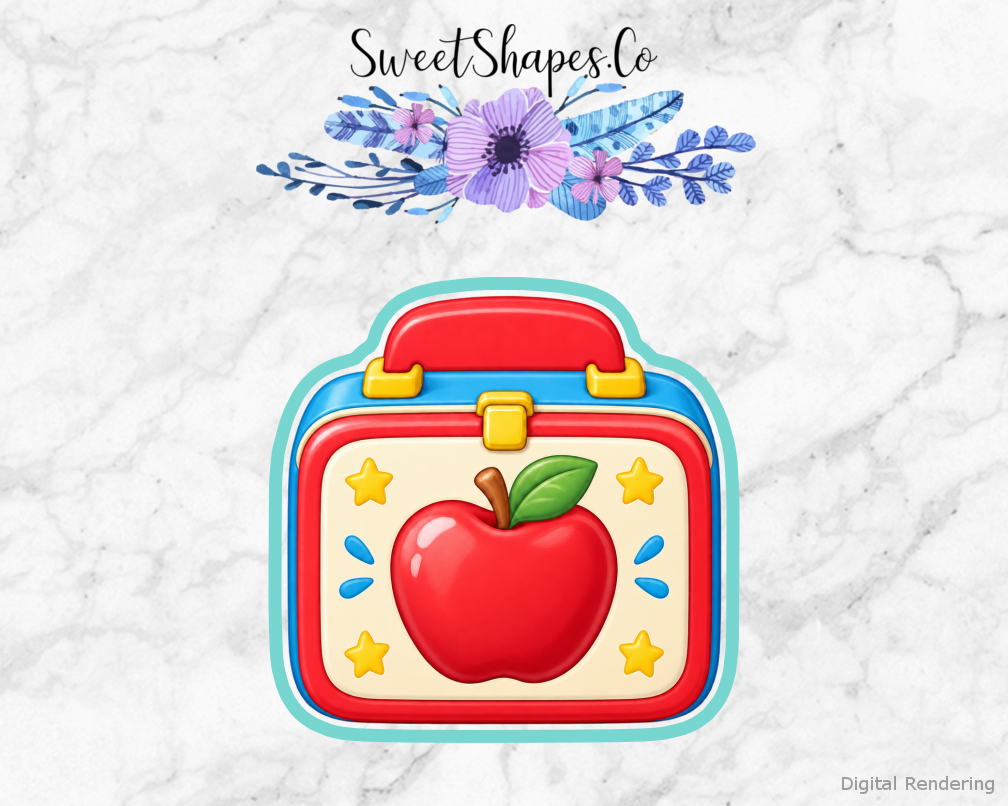 School Star Apple Lunch Box Cookie Cutter