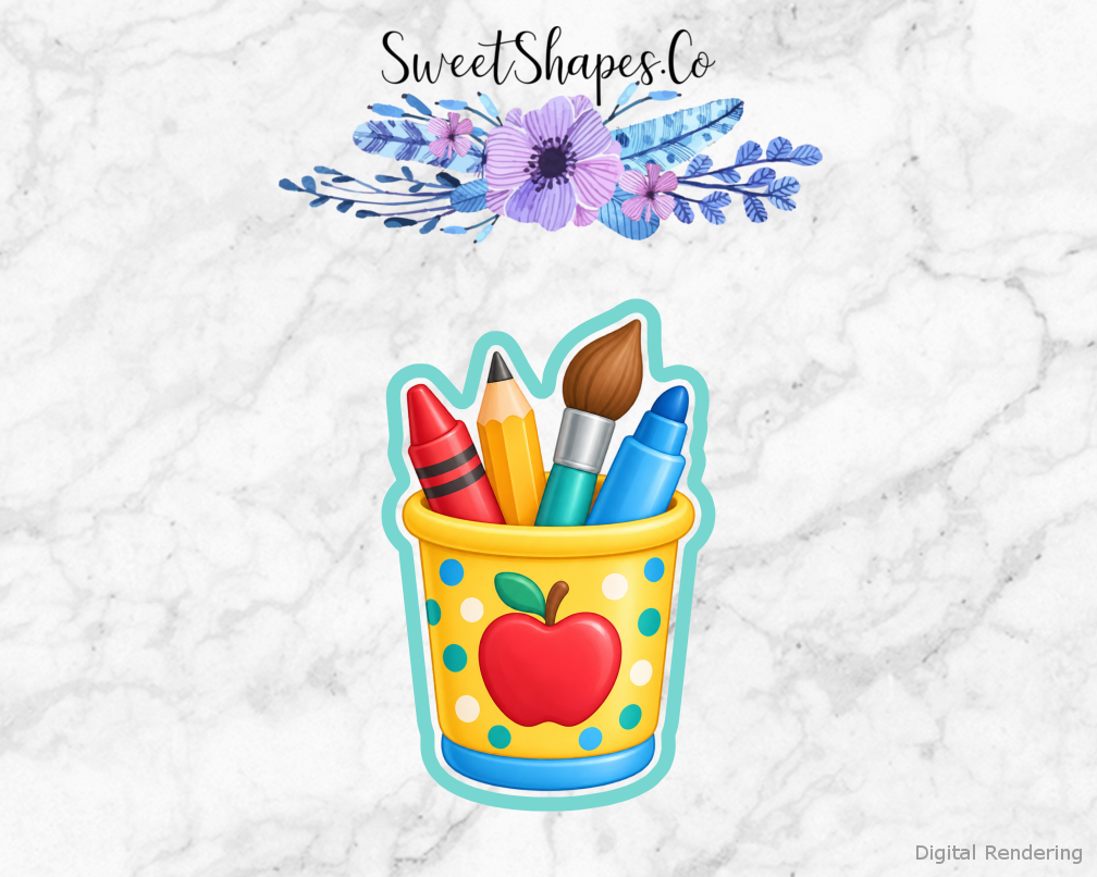 School Star Artist Supply Cup Cookie Cutter
