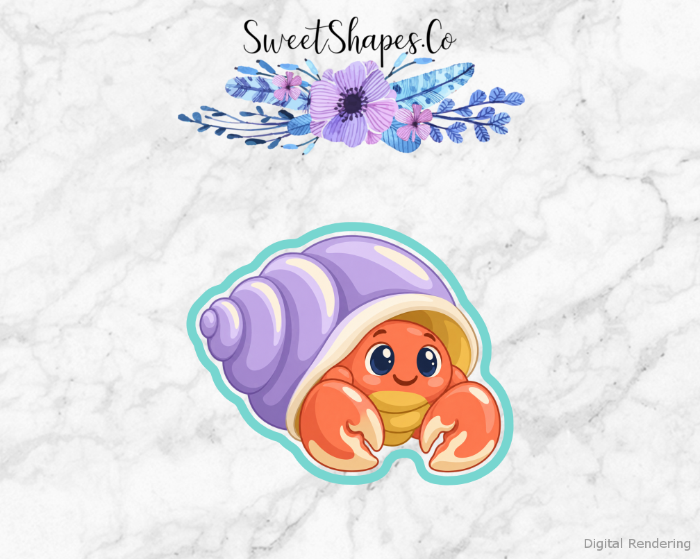 Seaside Spiral Hermit Crab Cookie Cutter