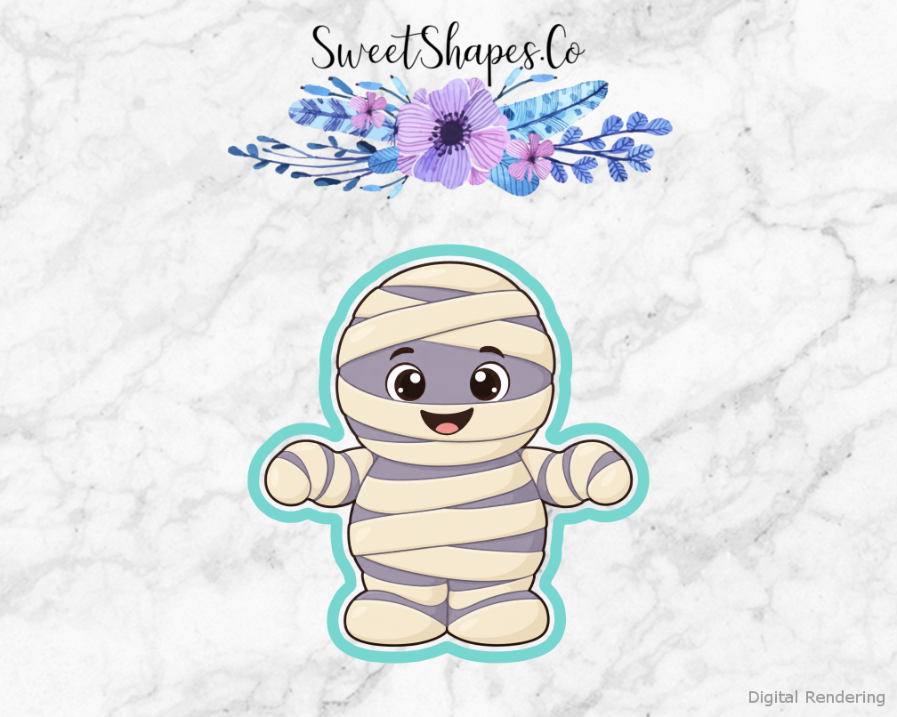 Smiling Little Mummy Cookie Cutter