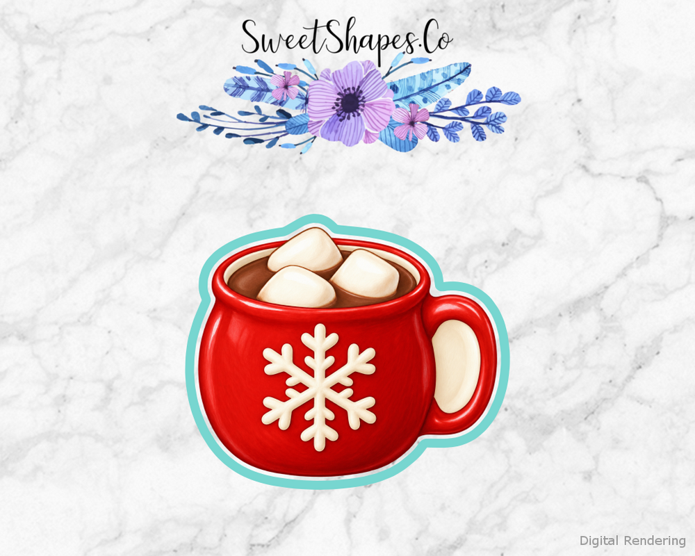 Snowflake Cocoa Mug Cookie Cutter