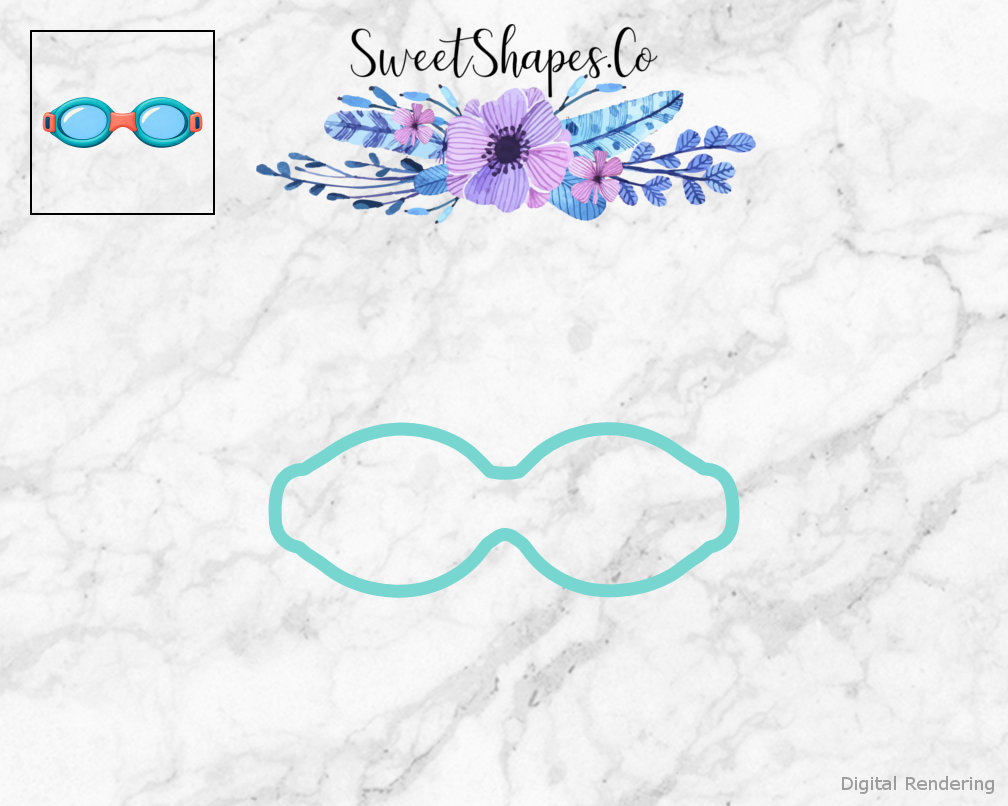 Splash Time Swim Goggles Cookie Cutter