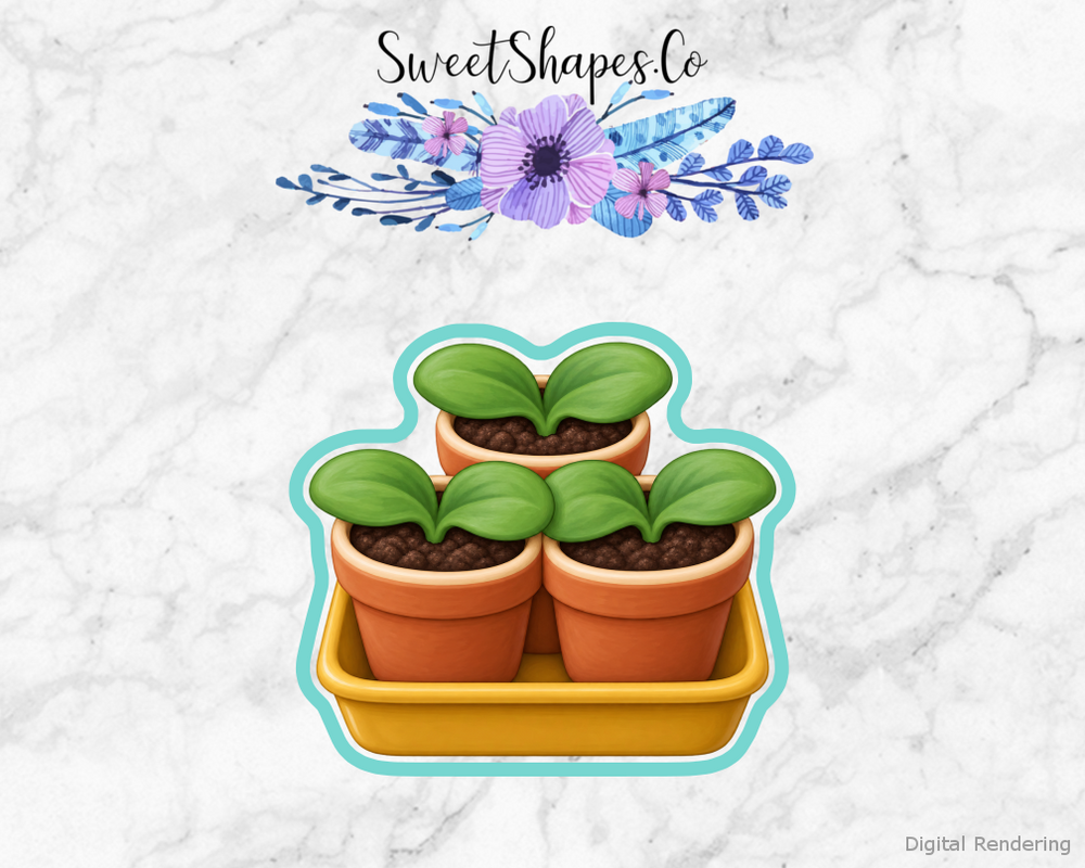 Sprout Start Potting Tray Cookie Cutter