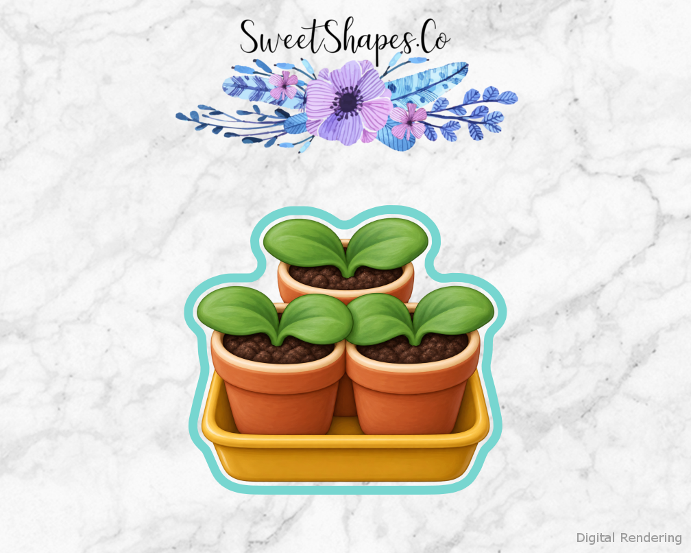Sprout Start Potting Tray Cookie Cutter