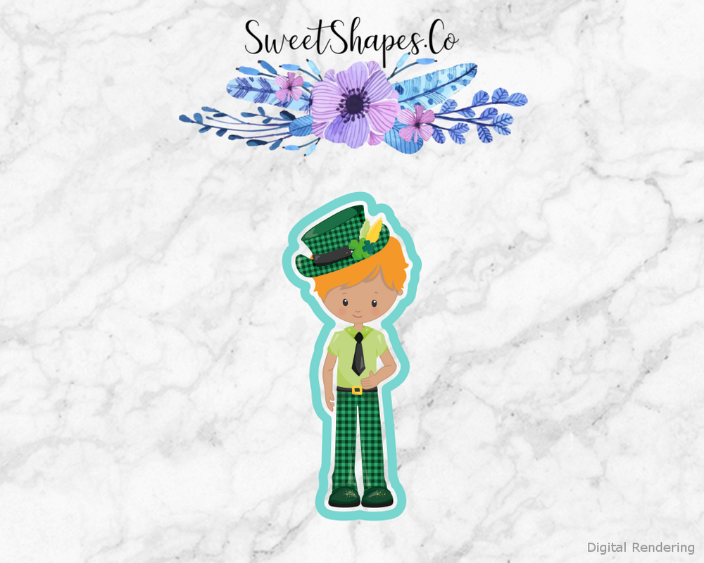 St Patricks Day Boy Cookie Cutter