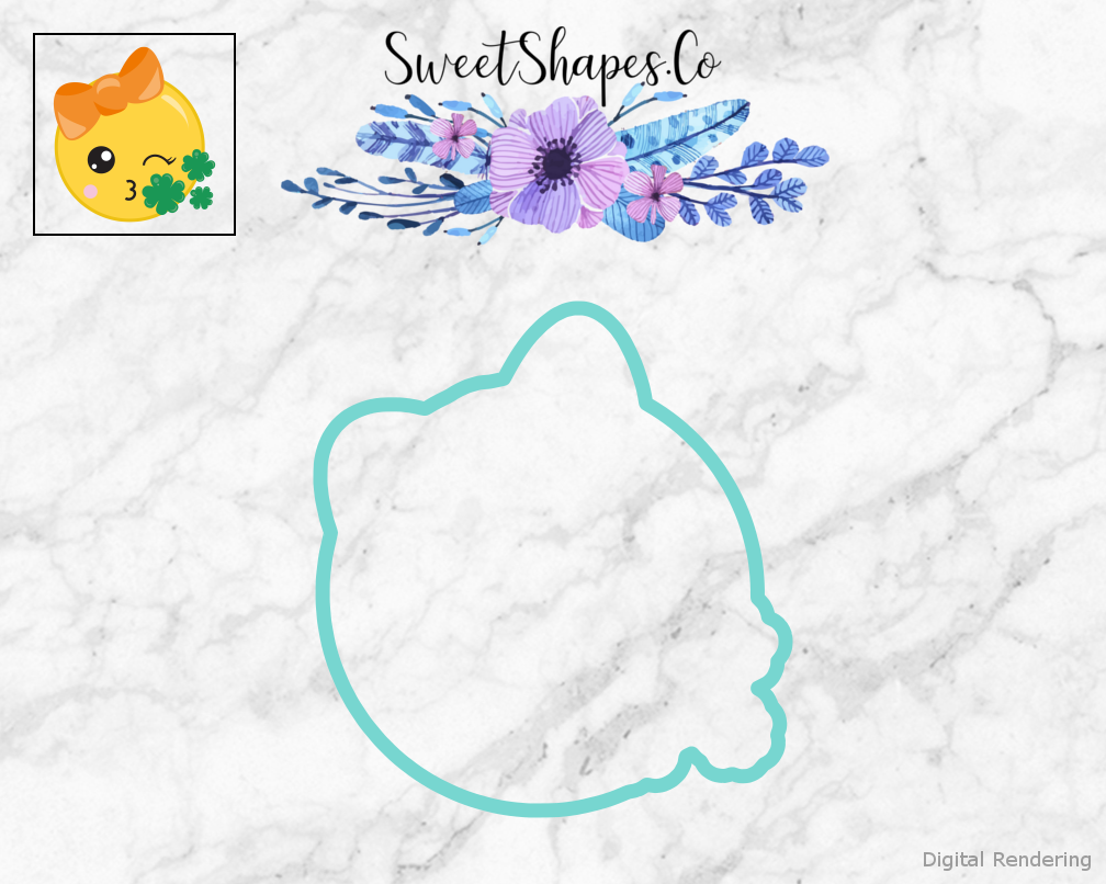 St Patricks Day Emoji Cookie Cutter
