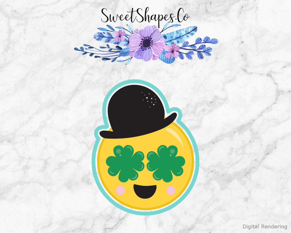 St Patricks Day Emoji 2 Cookie Cutter
