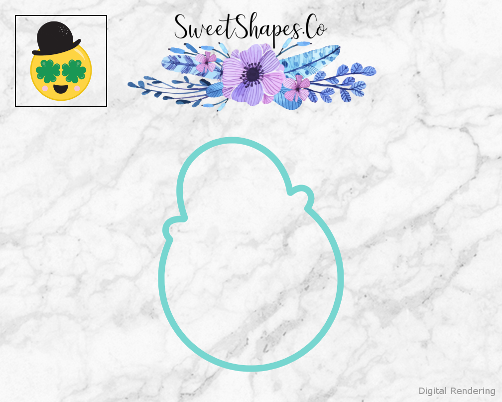 St Patricks Day Emoji 2 Cookie Cutter