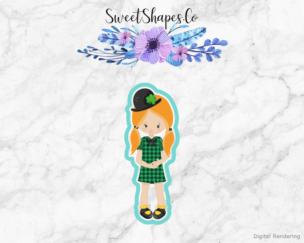 St Patricks Day Girl 2 Cookie Cutter