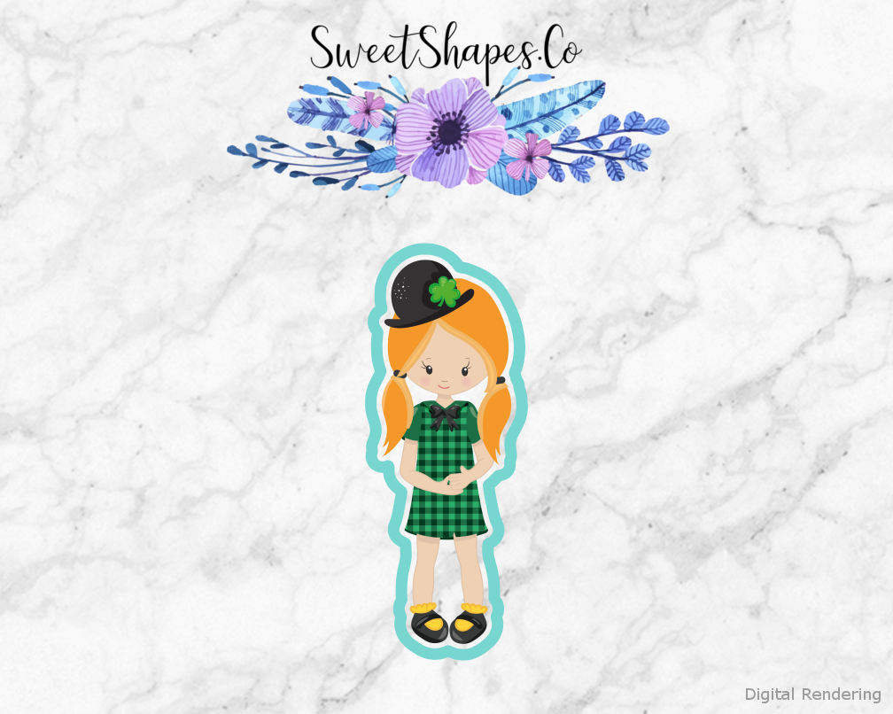 St Patricks Day Girl 2 Cookie Cutter