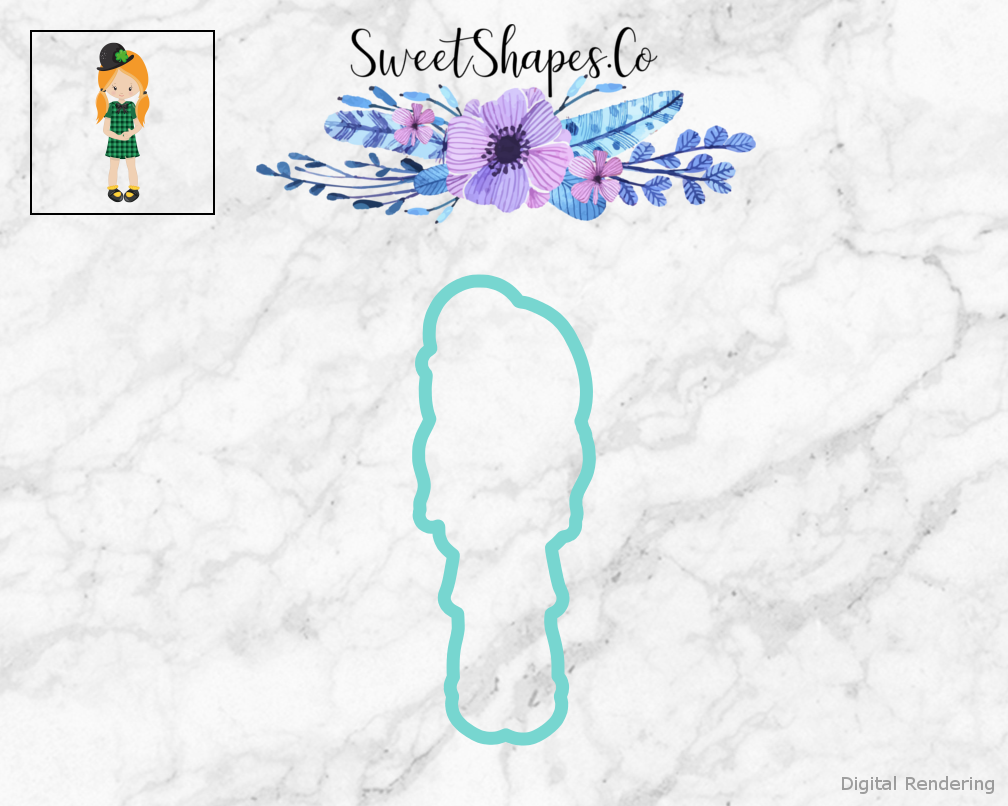 St Patricks Day Girl 2 Cookie Cutter